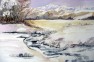 Wyoming Dreaming – Landscape Watercolor Work by Artist Deborah L Giles