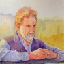 Bill at Maxwellton – Watercolor Portraiture Work by Artist Deborah L Giles