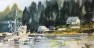 Alaska Fishing – Watercolor Work by Artist Deborah L Giles